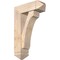 Ekena Millwork Legacy Arts and Crafts Smooth Bracket w/ Offset Brace, Douglas Fir, 7 1/2"W x 22"D x 34"H BKT0806X22X34LEC03SDF - alternate 1
